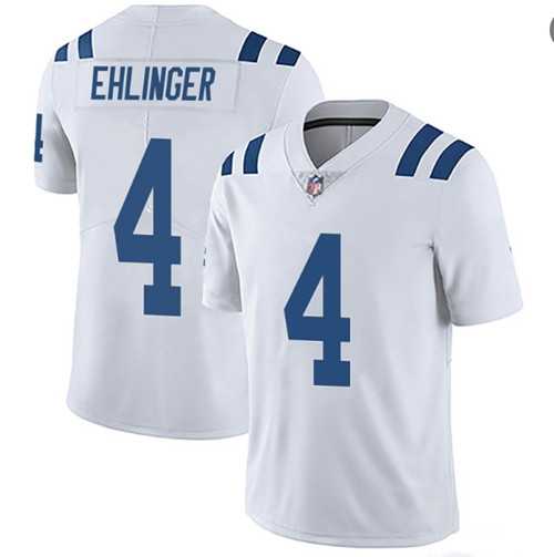 Men & Women & Youth Indianapolis Colts #4 Sam Ehlinger White Vapor Untouchable Stitched Jersey->detroit lions->NFL Jersey